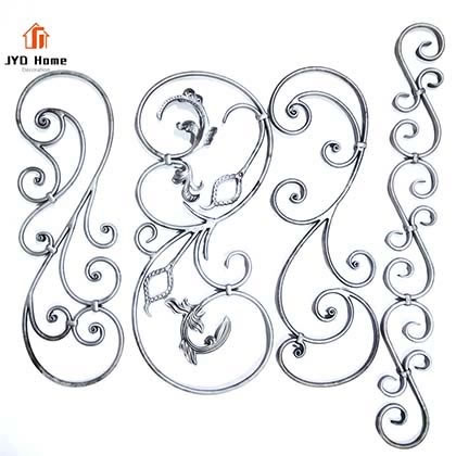 Wrought Iron Stair Railing Panels