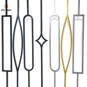 1/2” x 44” AALTO Series Powder Coated Hollow Iron Oval Balusters