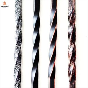 1/2” x 44” Powder Coated Hollow Iron Single Twist Balusters