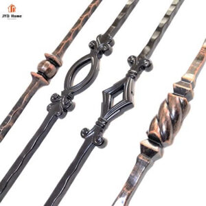 9/16” x 44” Square Tuscan Series ORB Hammered Solid Iron Balusters